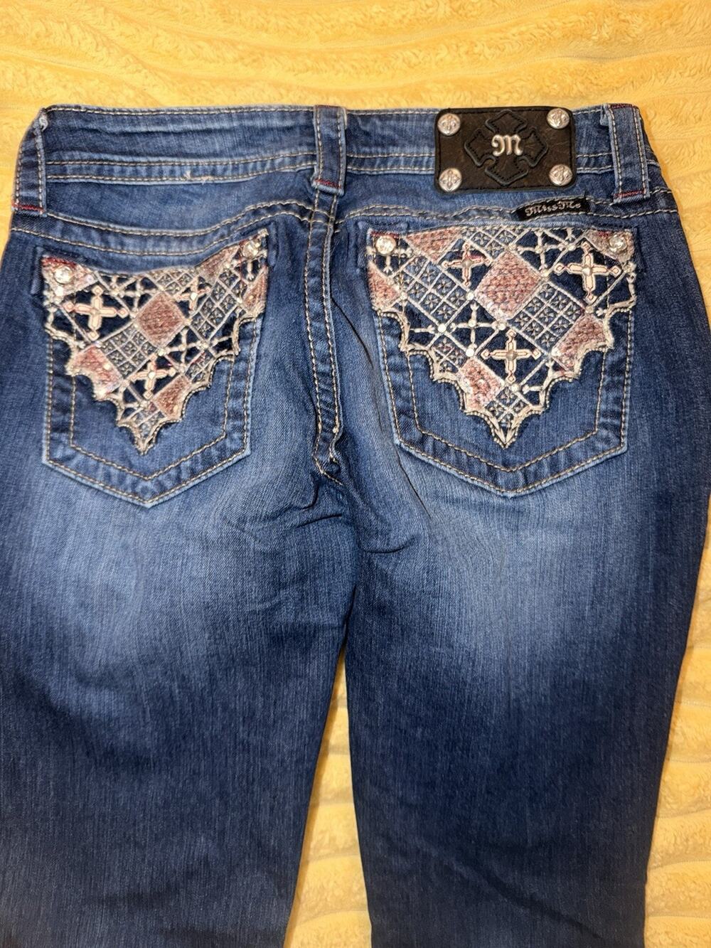 NWOT Miss Me Boot Cut Jeans JP590682 28 X 34